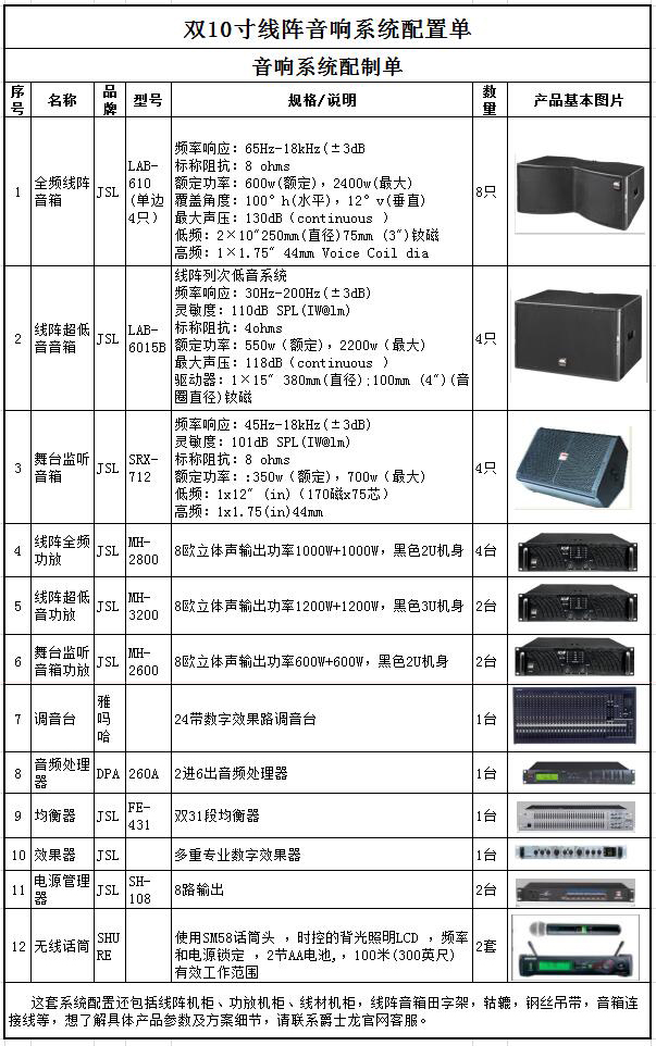 丝瓜成版人app下载双10寸体育场馆音响系统配置单 LAB-610
